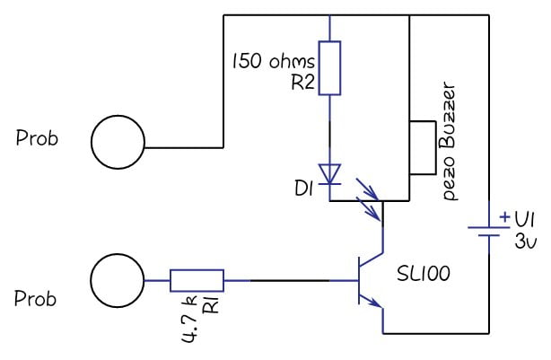 Simple Continuity Tester Circuit Diagram Soldering Mind