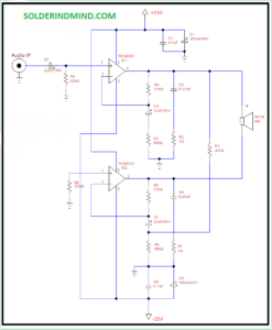 TDA2030 subwoofer amplifier circuit