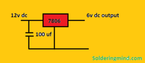 12v to 6v converter circuit diagram