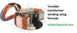 Toroidal transformer winding calculation