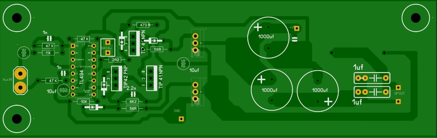 Усилитель класса d на tl494 схема