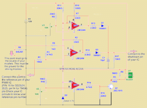 inverter battery low and overload protection circuit