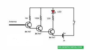 ac line detector circuit diagram