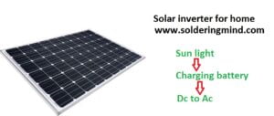 inverter using solar panel