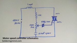 motor speed controller schematic