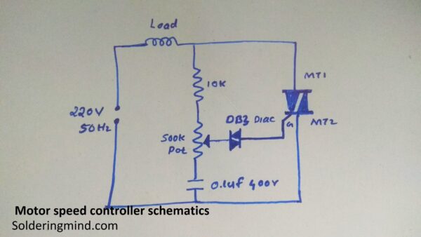 Motor Speed Controller Using Triac Soldering Mind 6232