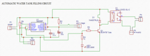 automatic water tank filling circuit