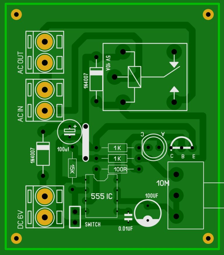 automatic water filling control board layout