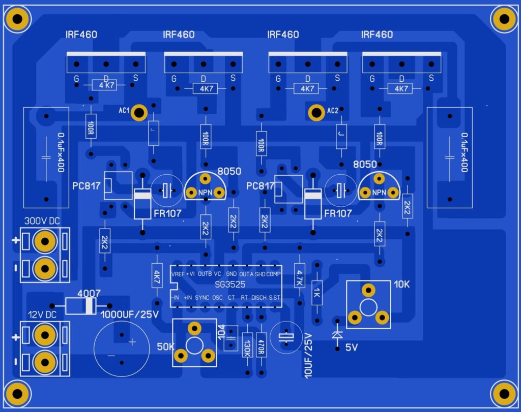 300v dc to 220v ac