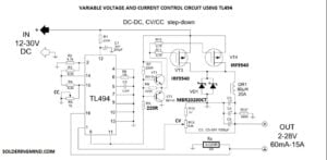 DIY variable power supply circuit
