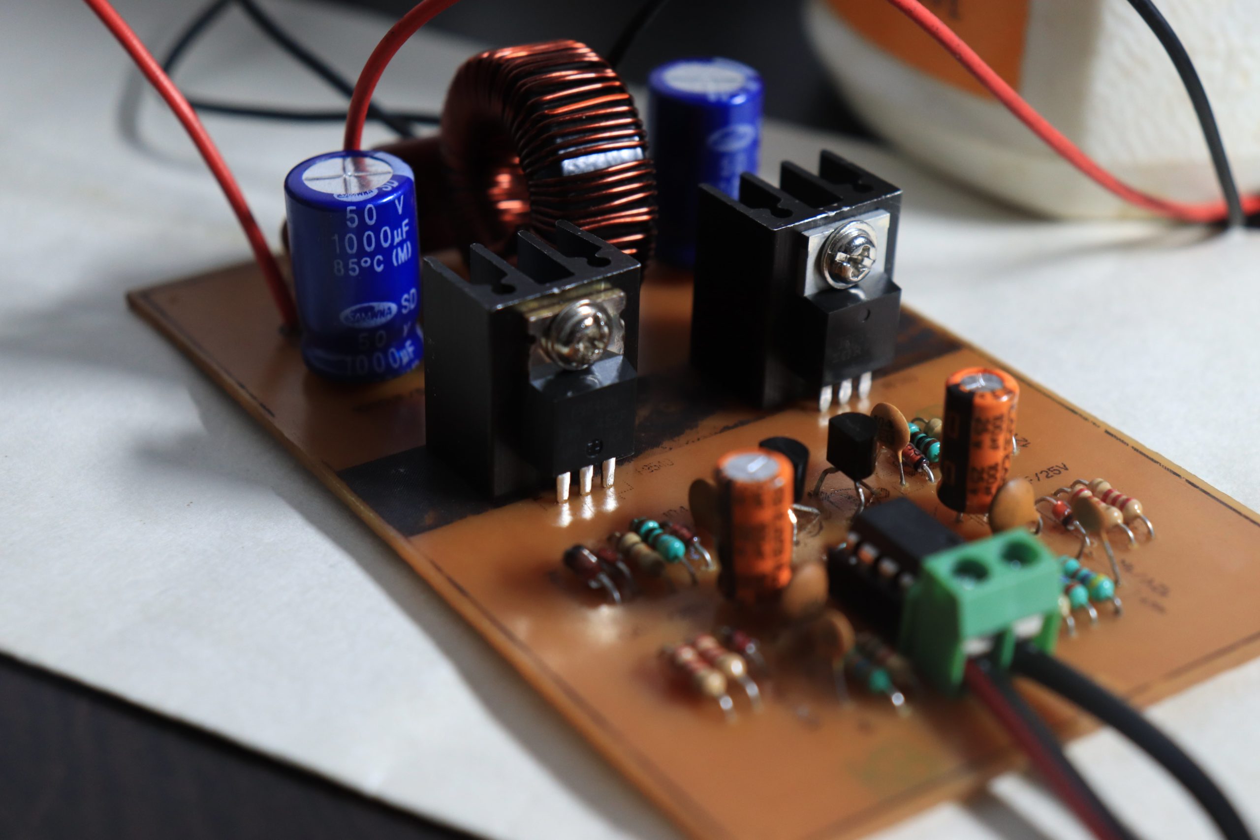 100w Class D Amplifier Using LM393 With IRF540 And 9540 Soldering Mind