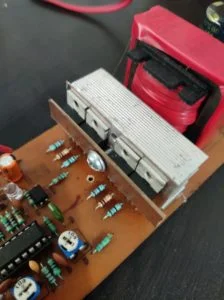 500w inverter mosfet section