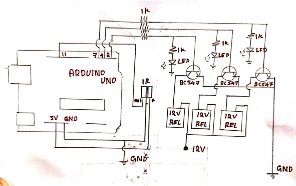 Arduino remote control circuit