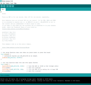 Arduino code for led