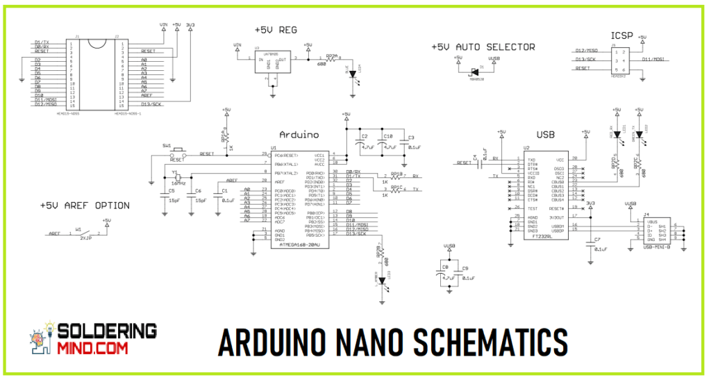 arduino nano schematics