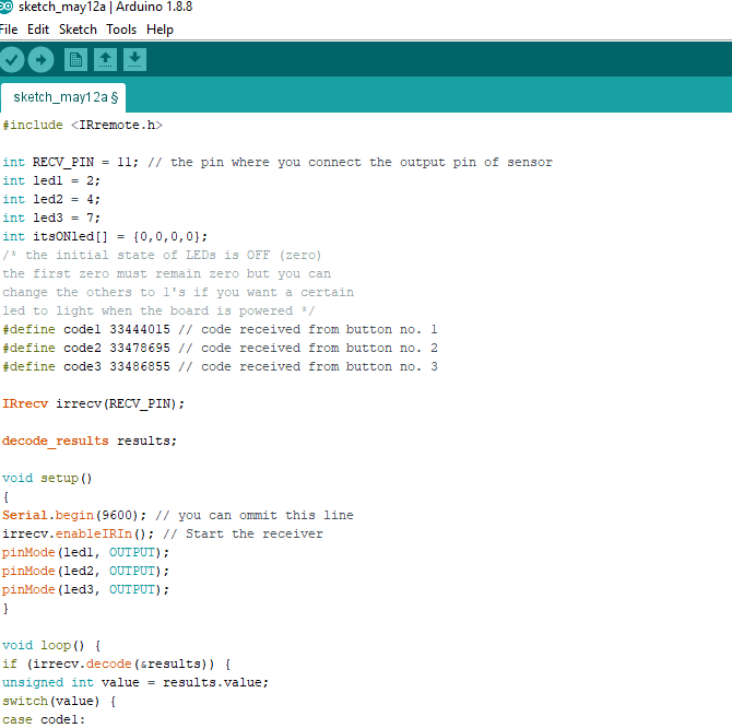 arduino bluetooth remote control car code