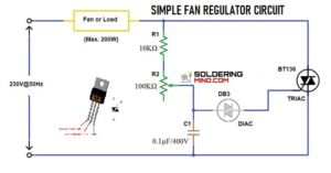 Fan regulator circuit diagram