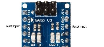 reset pin of arduino nano