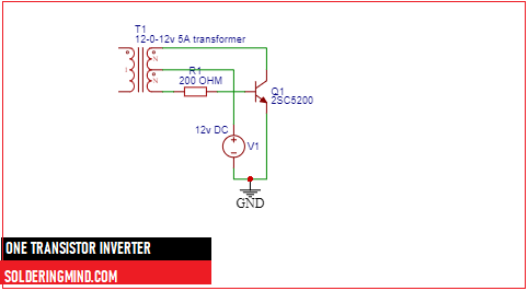 12v To 220v Dc Ac Inverter Circuit Soldering Mind - Diy Dc To Ac Inverter Circuit
