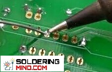 through hole soldering technique