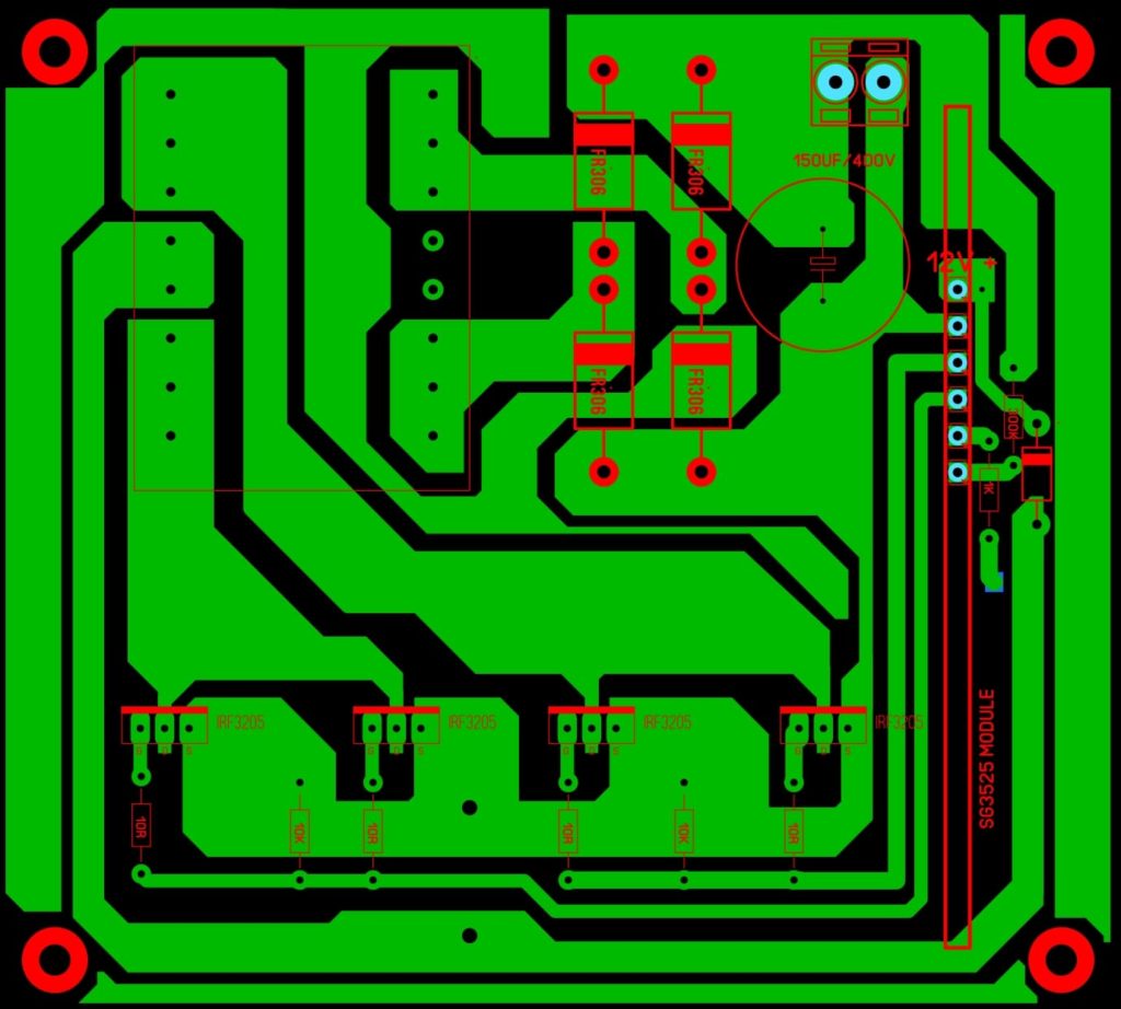 sg3525 inverter circuit pcb