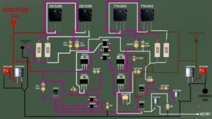 2sc5200 2sa1943 amplifier circuit diagram