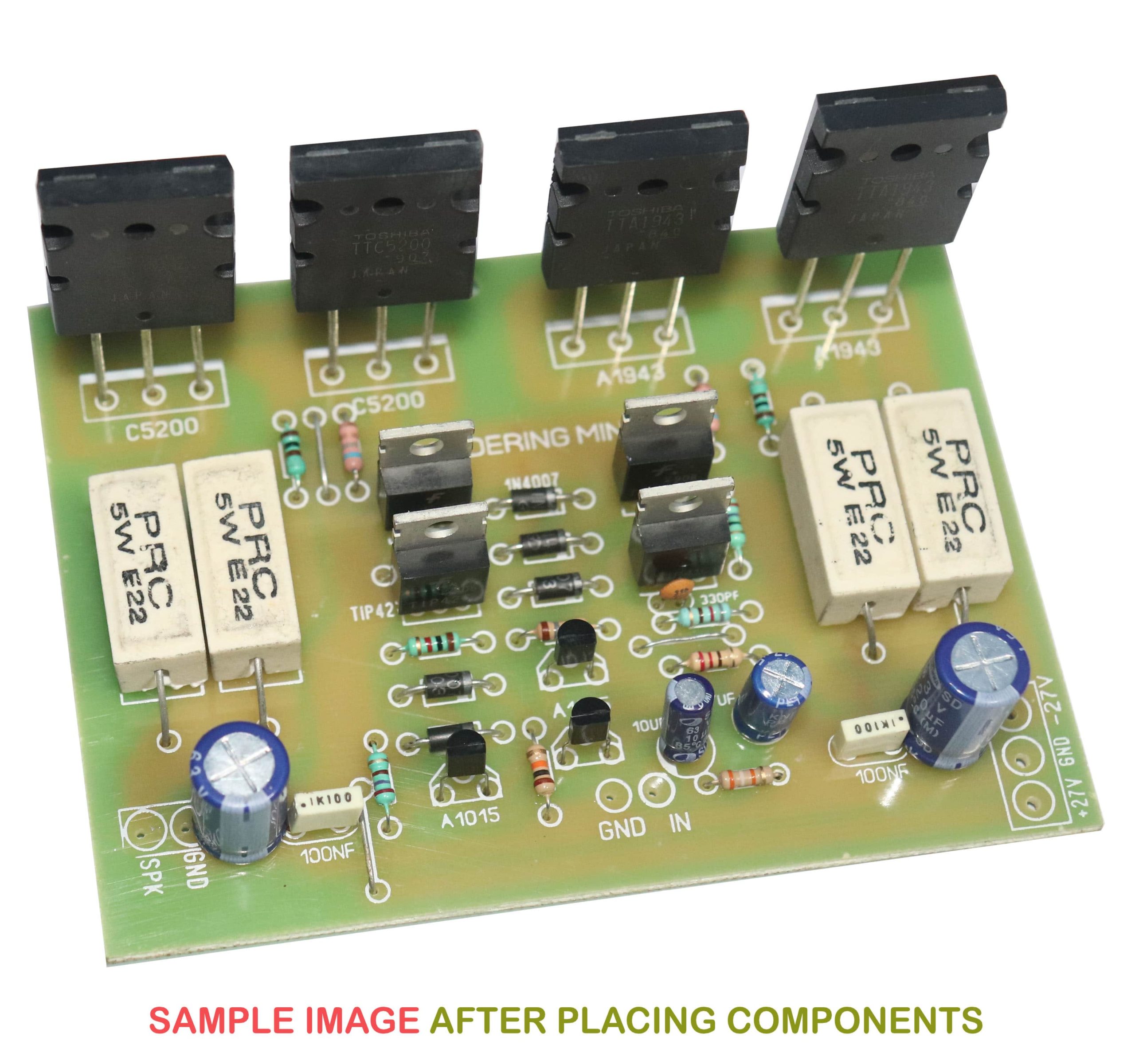 2sc5200 2sa1943 Amplifier Circuit