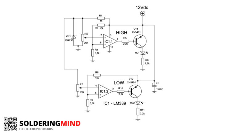 Battery voltage indicator