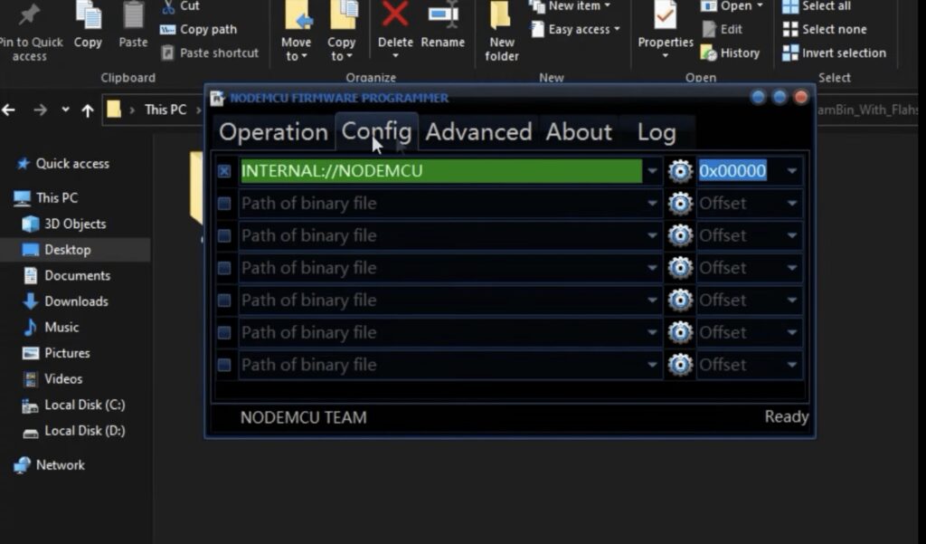 Node MCU Firmware program