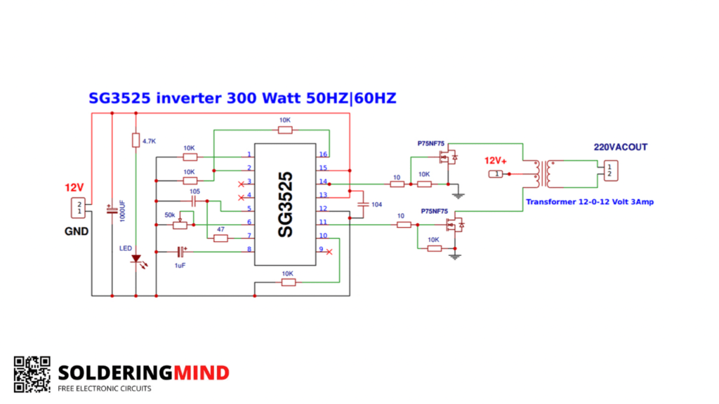 Sg3525 inverter circuit diagram