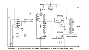 Cd4017 inverter circuit diagram