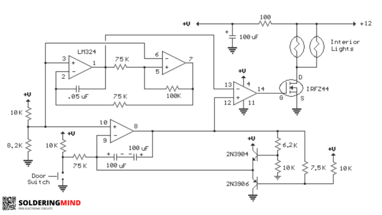 Led fade in and out circuit