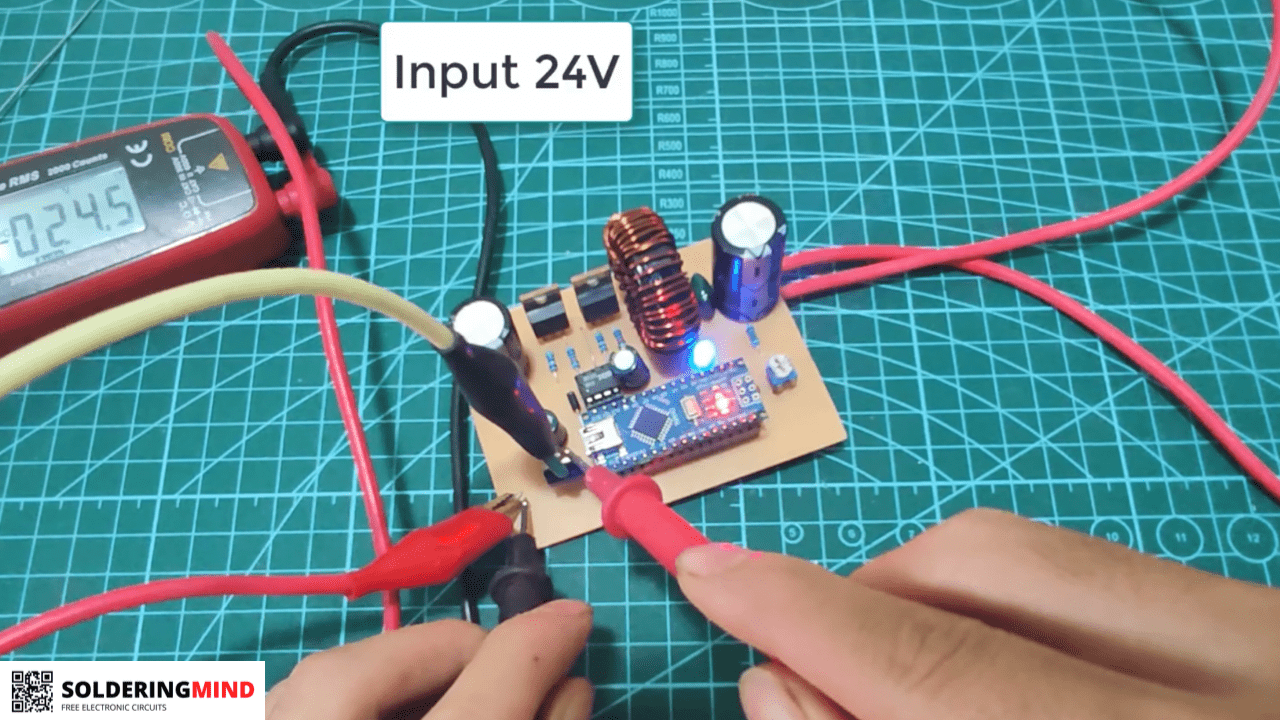 Arduino Controlled Buck Converter Circuit And Code Soldering Mind 9716