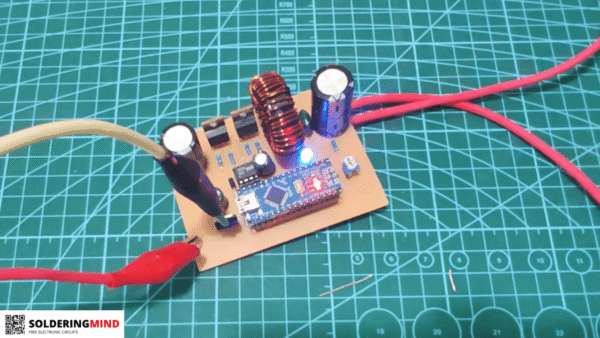 Arduino Controlled Buck Converter Circuit and Code - Soldering Mind