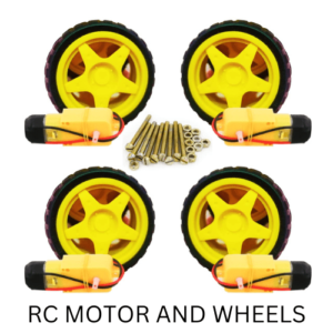 RC motor and wheels