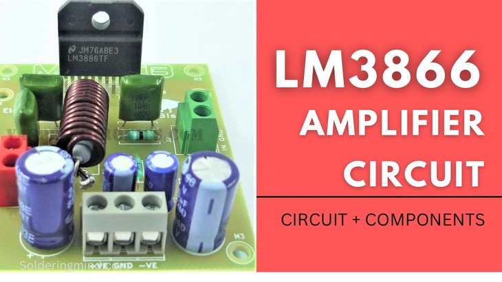 LM3886 Amplifier Circuit - Soldering Mind