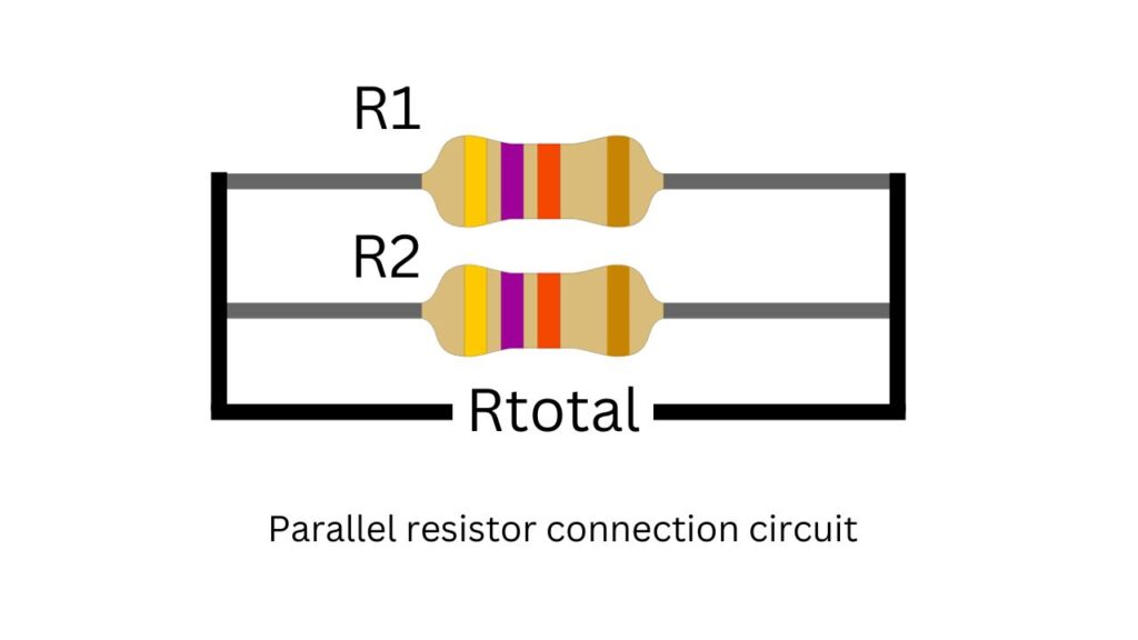 Parallel resistor circuit diagram