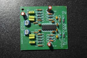 lm324 ic based low pass filter board