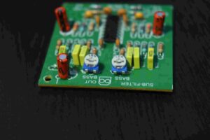 sub woofer filter board bass out connection