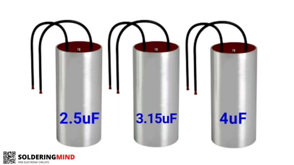 Types of Ceiling fan capacitors