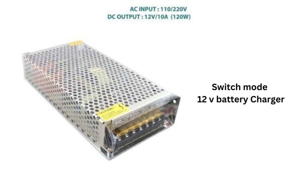 Switch mode 12v battery charger system