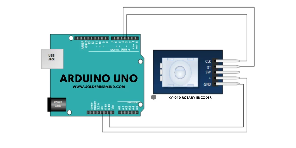 Connect a KY-040 Rotary Encoder to an Arduino for DIY Projects