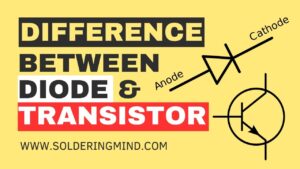 Difference between diode and transistor