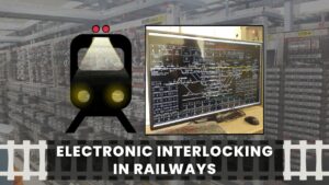 What is electronic interlocking in railways
