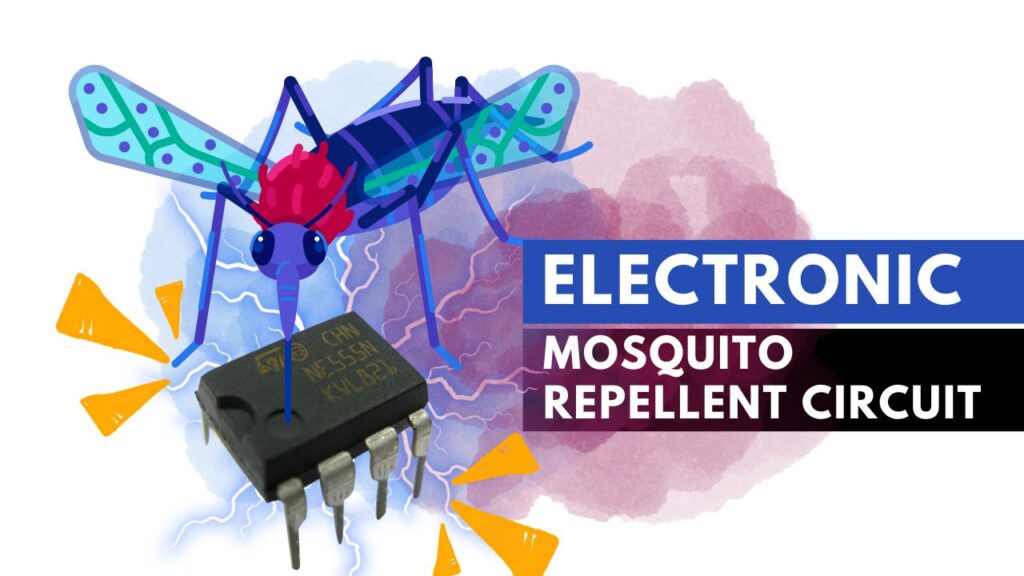 Electronic mosquito repellent circuit