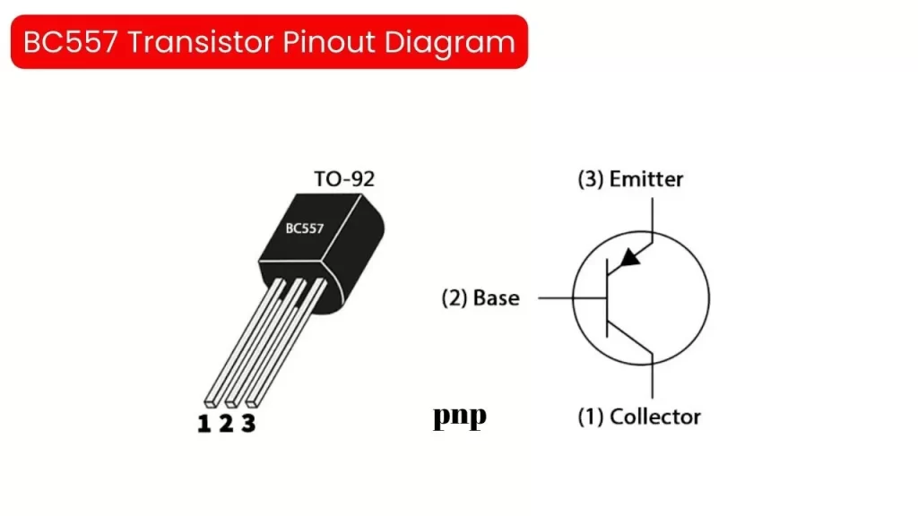 bc557 transistor pinout diagram