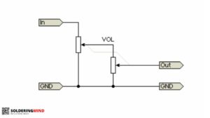 connecting potentiometer to amplifier