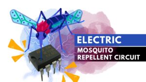 Electric mosquito repellant circuit using 555 IC
