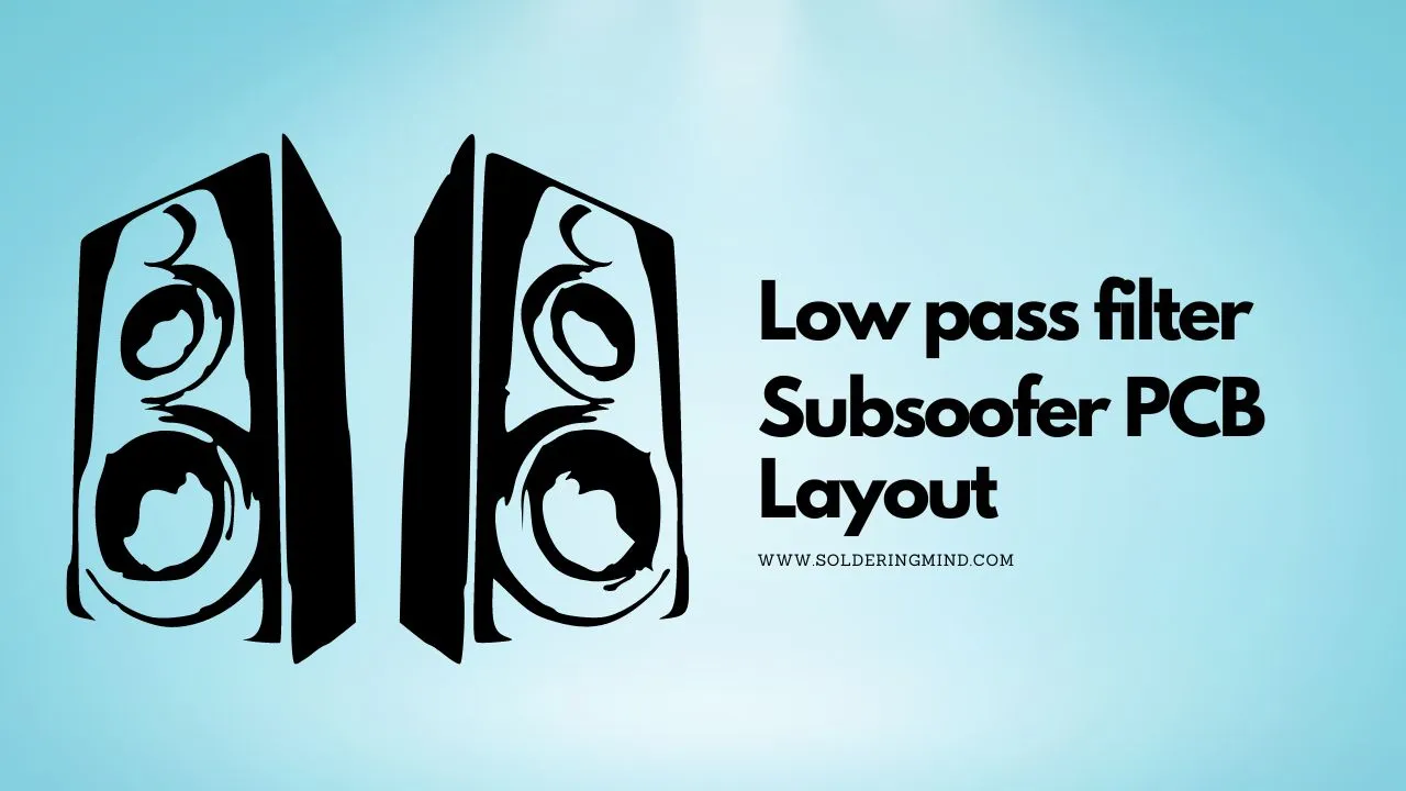 Low Pass Filter Subwoofer Board Using NE5532 Soldering Mind