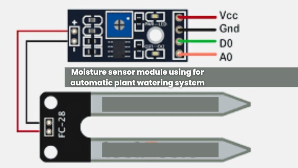 moisture sensor module using for automatic plant watering system